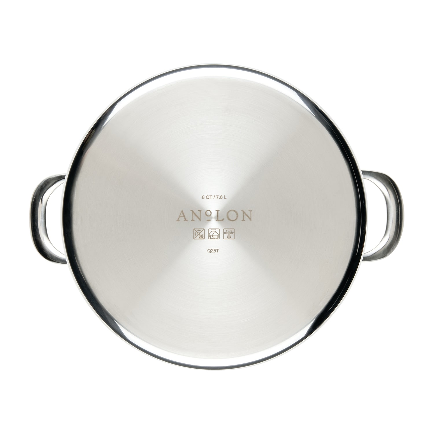 Anolon Everlast Tri-Ply Clad 8 Qt Stainless Steel Stockpot