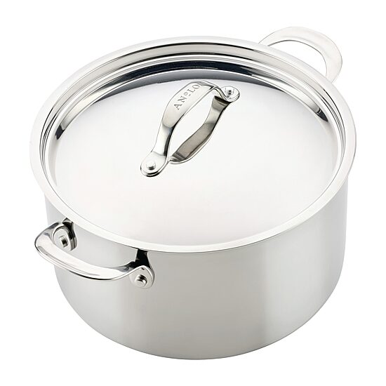 Anolon Everlast Tri-Ply Clad 8 Qt Stainless Steel Stockpot