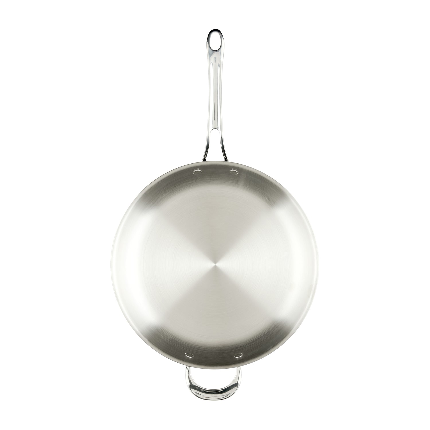 Anolon Everlast Tri-Ply Clad 12 1/2 Inch Stainless Steel Frying Pan