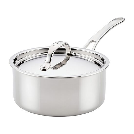Anolon Everlast Tri-Ply Clad 3 Qt Stainless Steel Sauce Pan