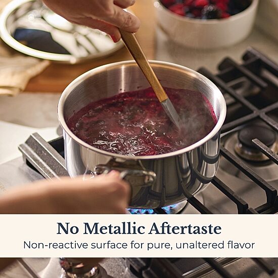 Anolon Everlast Tri-Ply Clad 3 Qt Stainless Steel Sauce Pan
