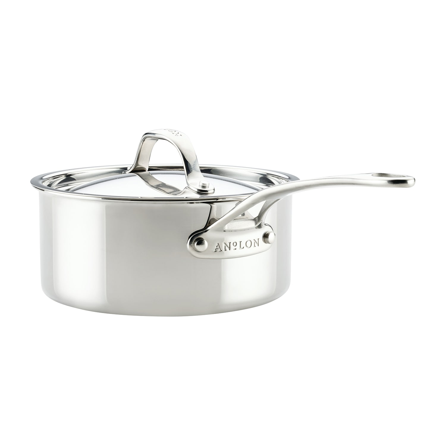 Anolon Everlast Tri-Ply Clad 3 Qt Stainless Steel Sauce Pan