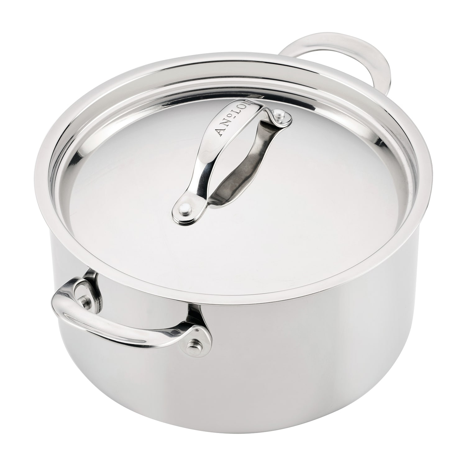 Anolon Everlast Tri-Ply Clad 10-pc. Stainless Steel Cookware Set