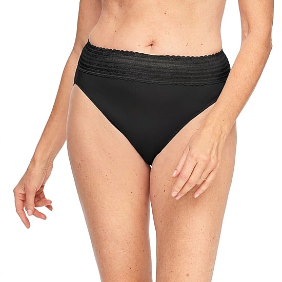 Warners® No Pinching No Problems® DigFree Comfort Waist with Lace Cotton Hi-Cut - WRW263HC04