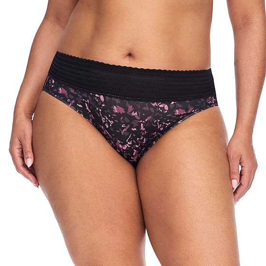 Warners® No Pinching No Problems® DigFree Comfort Waist with Lace Microfiber Hi-Cut 5109J