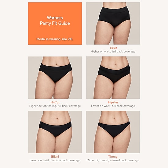 Warners® No Pinching, No Problems® Dig-Free Comfort Waist with Lace Microfiber Hipster 5609J