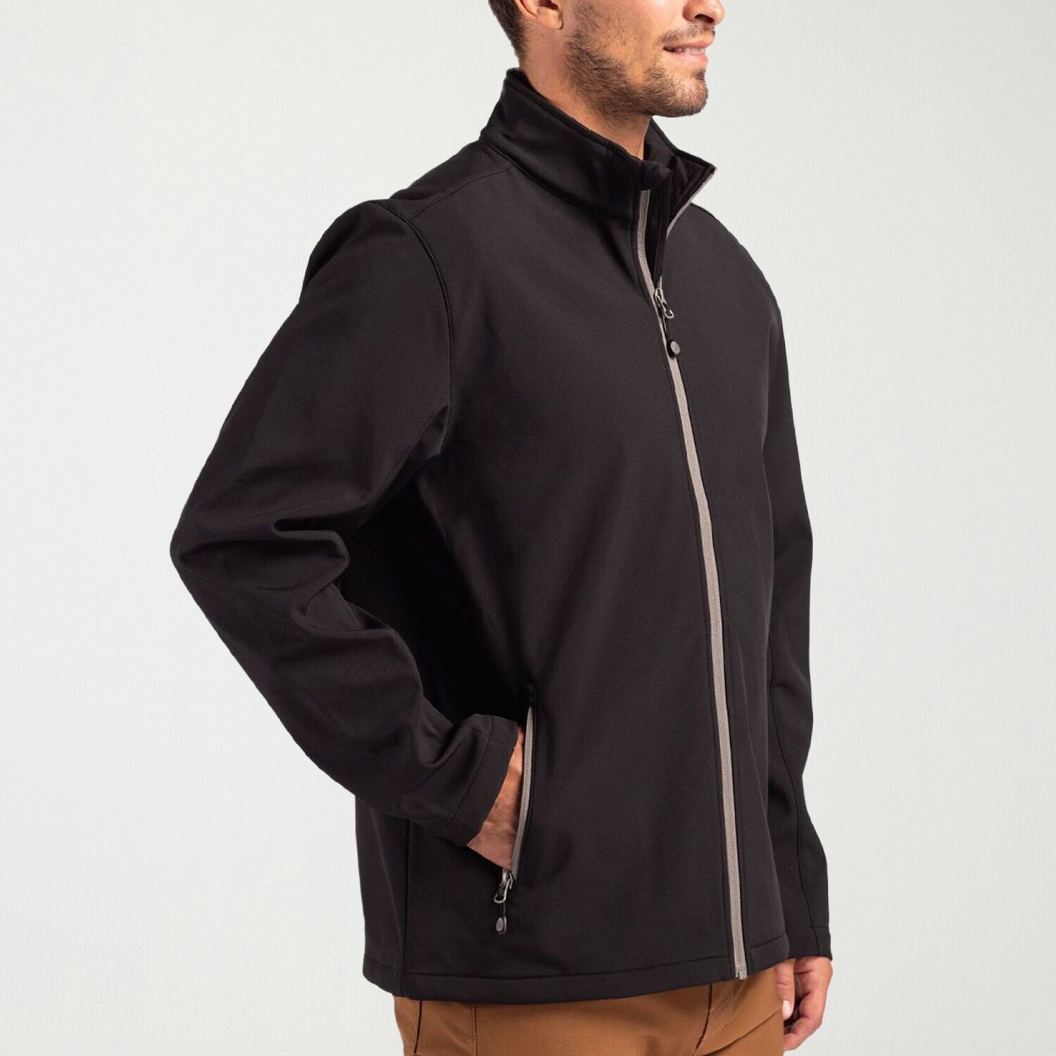 CLIQUE Mens Water Resistant Lightweight Softshell Jacket