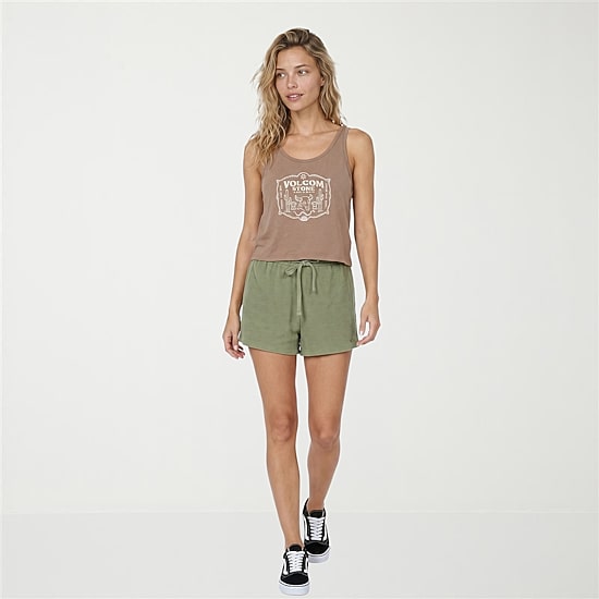 VOLCOM Womens Juniors Sleeveless Tank Top