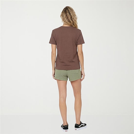 VOLCOM Womens Juniors Crew Neck Short Sleeve Regular Fit Graphic T-Shirt