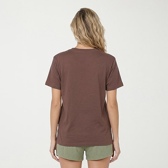 VOLCOM Womens Juniors Crew Neck Short Sleeve Regular Fit Graphic T-Shirt