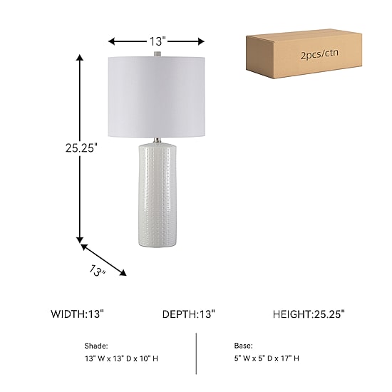 Signature Design by Ashley® Steuben 2-pc. Ceramic Table Lamp