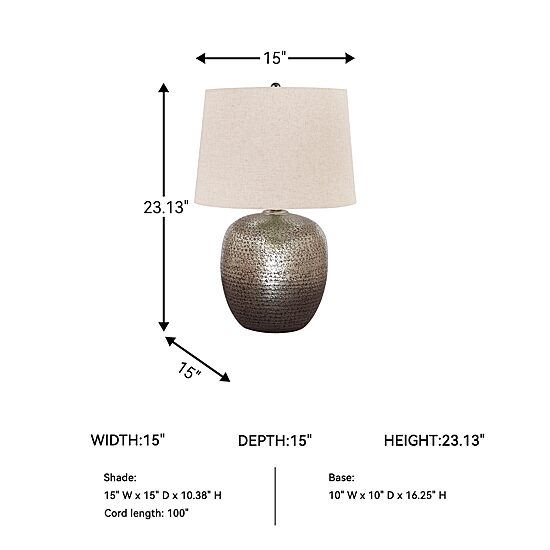 Signature Design by Ashley® Magalie Metal Table Lamp