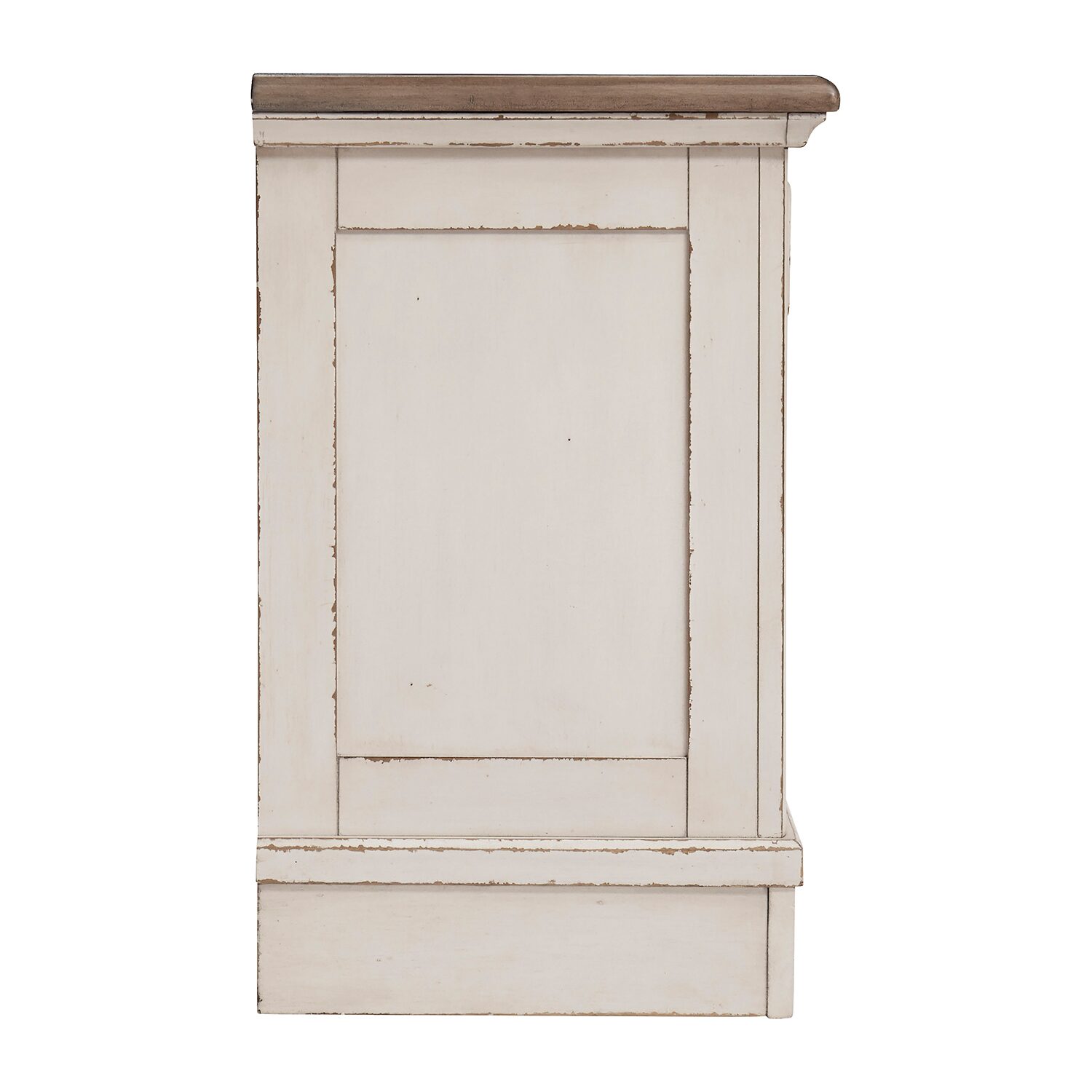 Signature Design by Ashley Realyn 3-Drawer Nightstand in Chipped White