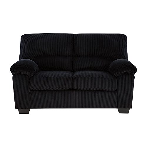 Signature Design by Ashley SimpleJoy Loveseat, One Size, Black