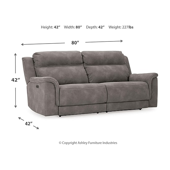 Signature Design By Ashley® Next-Gen DuraPella Dual Power Pad Arm Reclining Sofa