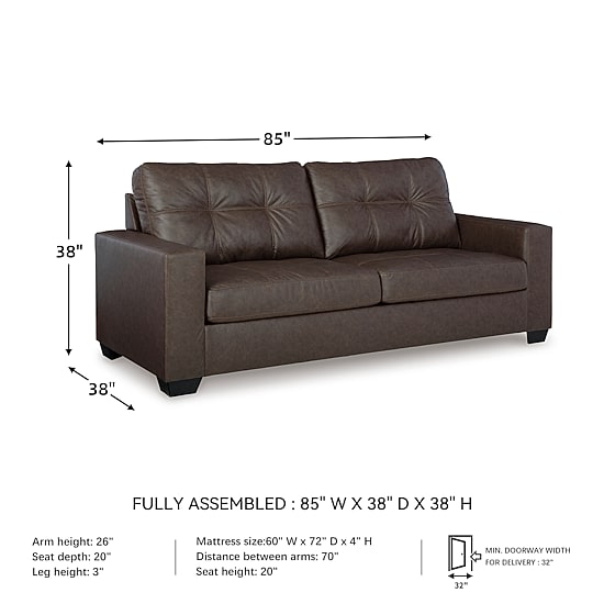 Signature Design by Ashley Barlin Mills Queen Sofa Sleeper