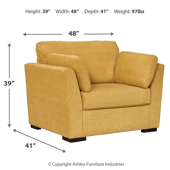 Signature Design by Ashley Keerwick Upholstered Oversized Chair