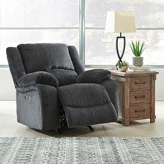 Signature Design by Ashley® Dryden Power Reclining Pad-Arm Recliner