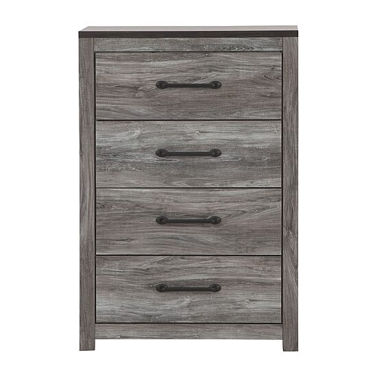 Signature Design by Ashley Bronyan 4-Drawer Chest in Dark Gray