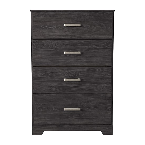 Signature Design by Ashley Belachime 4-Drawer Chest of Drawers in Charcoal