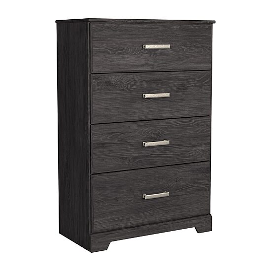 Signature Design by Ashley Belachime 4-Drawer Chest of Drawers in Charcoal