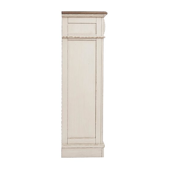 Signature Design by Ashley Realyn 5-Drawer Chest of Drawers in Chipped White