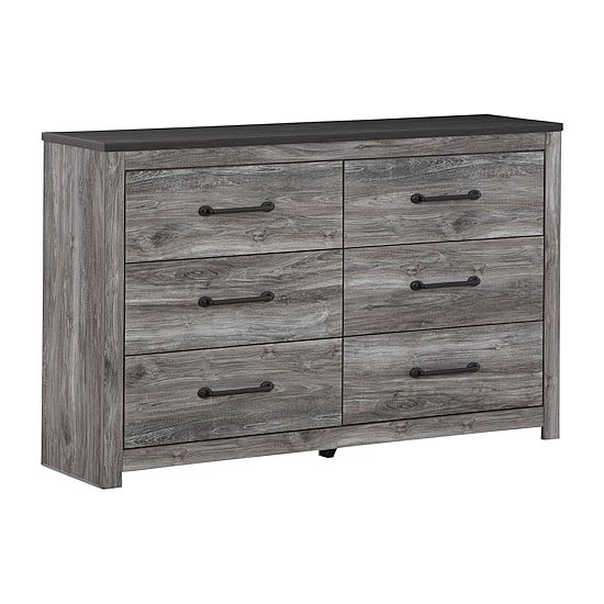Signature Design by Ashley Bronyan 6-Drawer Dresser in Dark Gray
