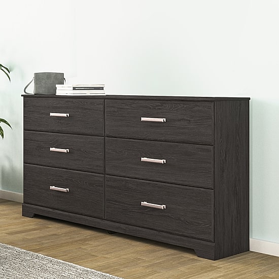 Signature Design by Ashley Belachime 6-Drawer Dresser in Charcoal