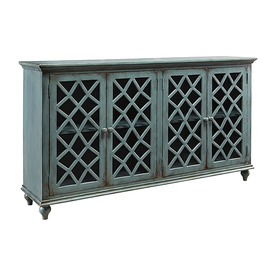 Signature Design by Ashley® Mirimyn Storage Accent Cabinet with Four Lattice Doors