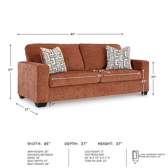 Signature Design by Ashley Aviemore Queen Sofa Sleeper