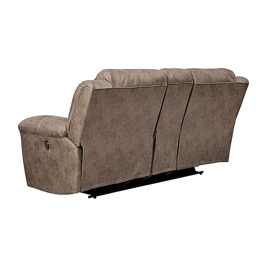 Signature Design by Ashley® Stoneland Manual Reclining Loveseat with Console