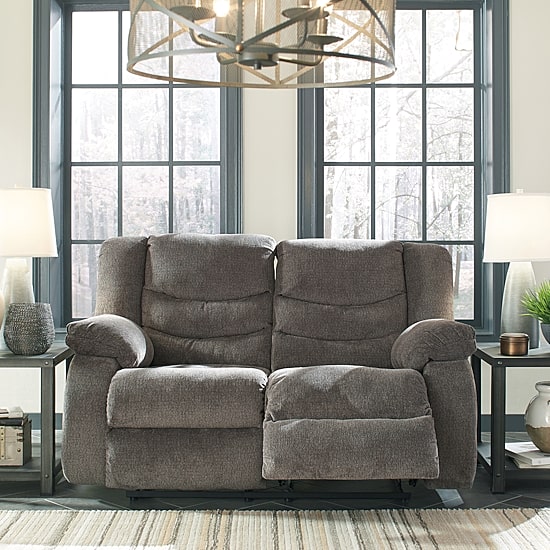 Signature Design by Ashley® Henderson Pad-Arm Reclining Loveseat