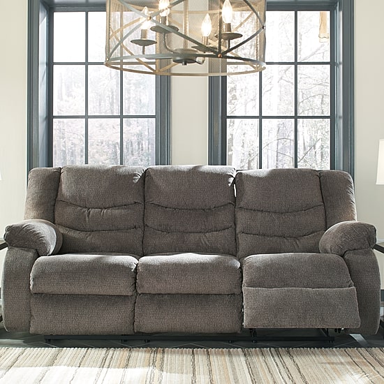 Signature Design by Ashley® Henderson Pad-Arm Reclining Sofa