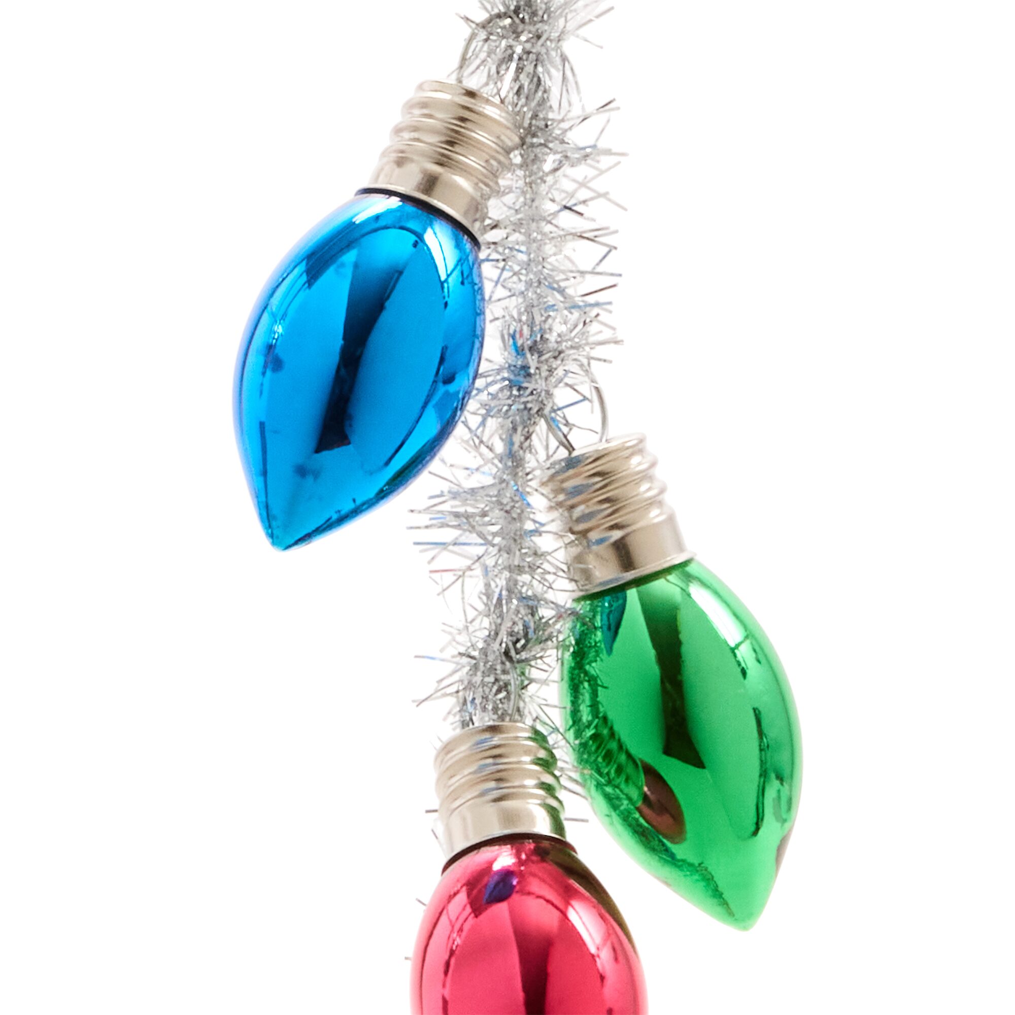 North Pole Trading Co. Glass Light Bulb Christmas Ornament