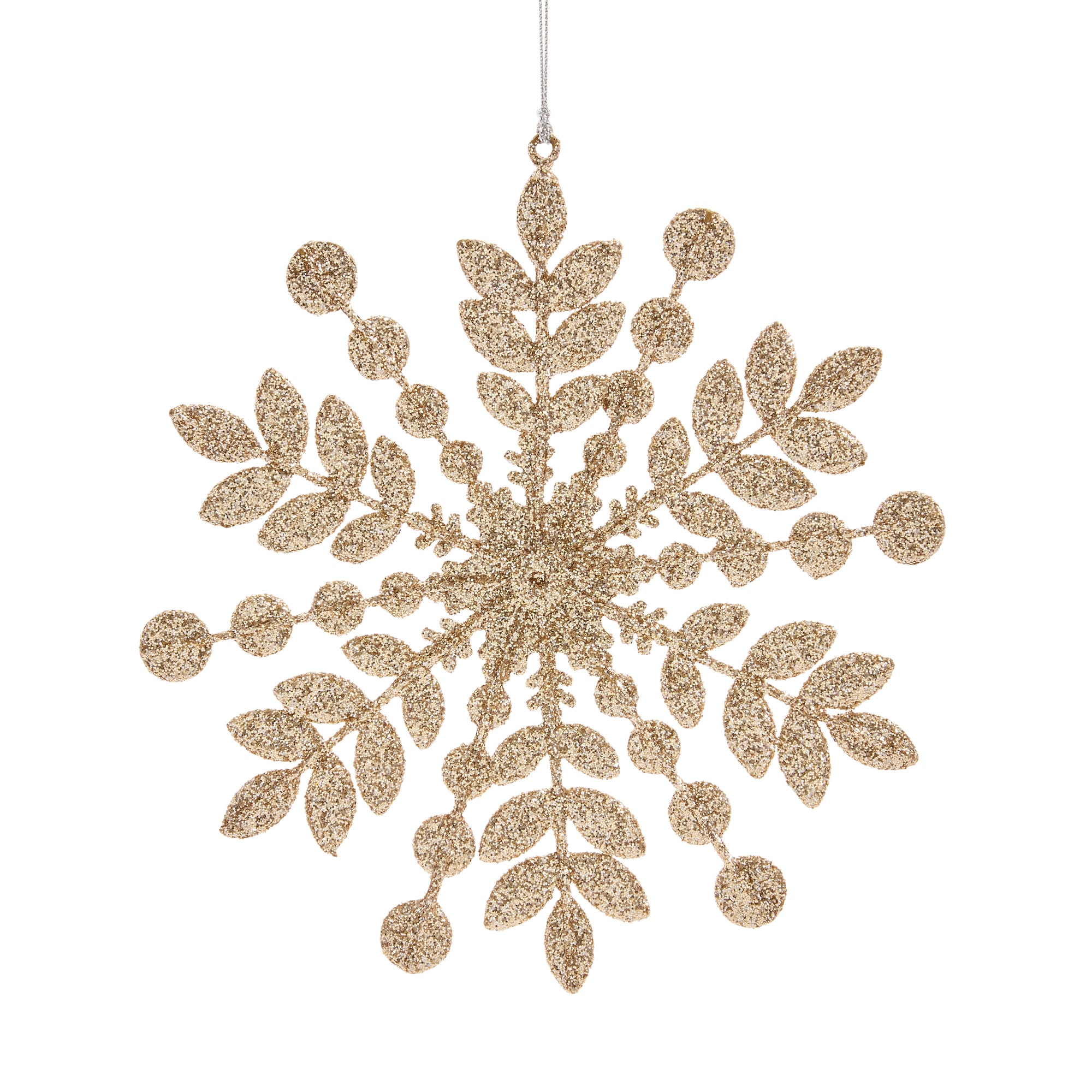 North Pole Trading Co. Metal Snowflake Christmas Ornament