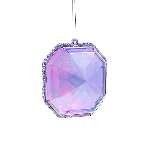 North Pole Trading Co. Square Stone 3a Christmas Ornament