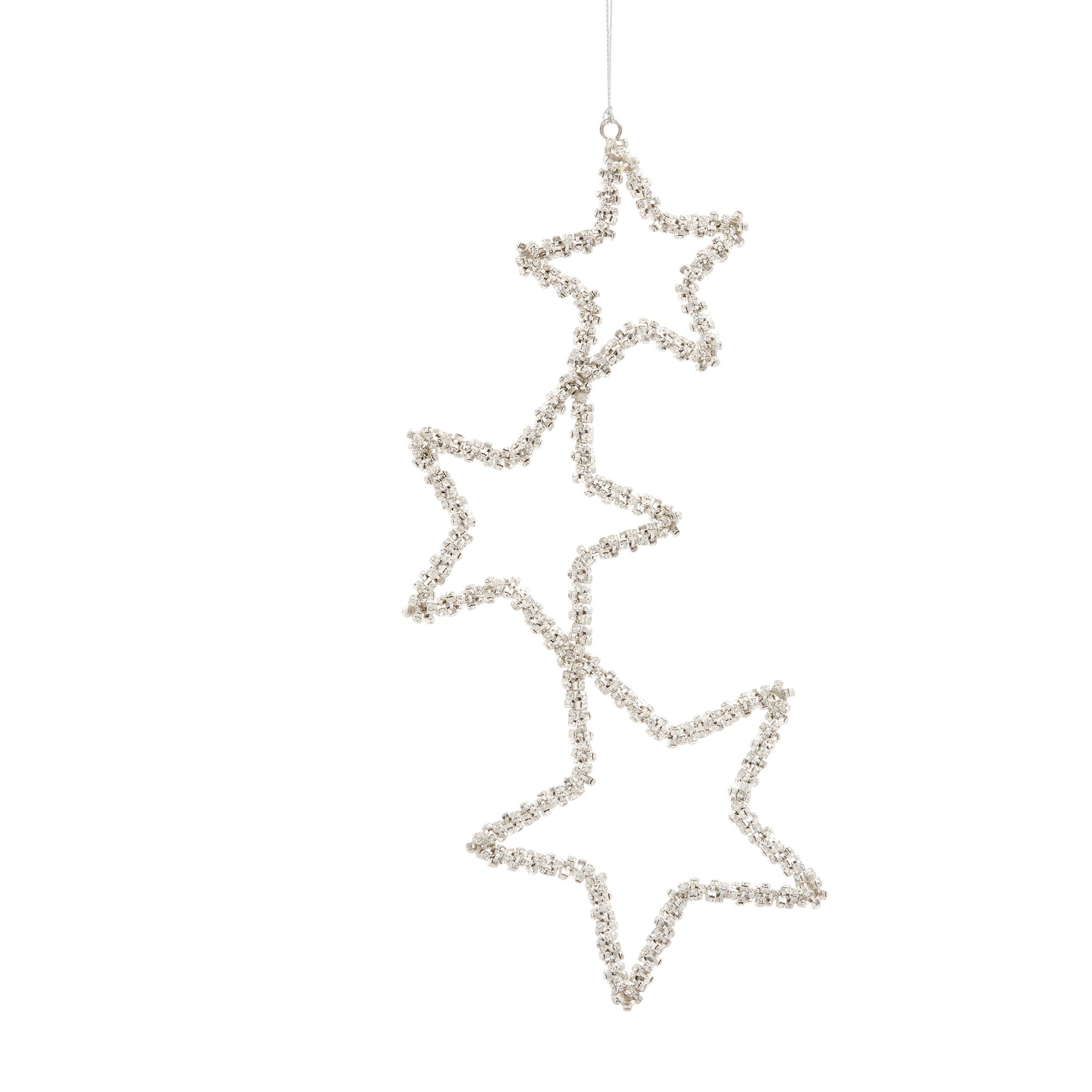 North Pole Trading Co. Iron Star String Christmas Ornament