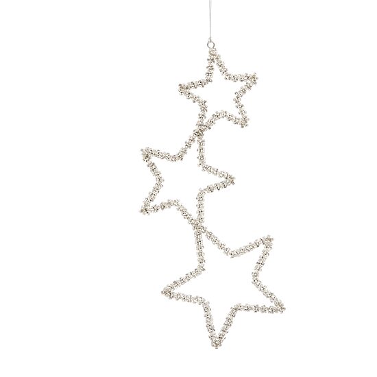 North Pole Trading Co. Iron Star String Christmas Ornament