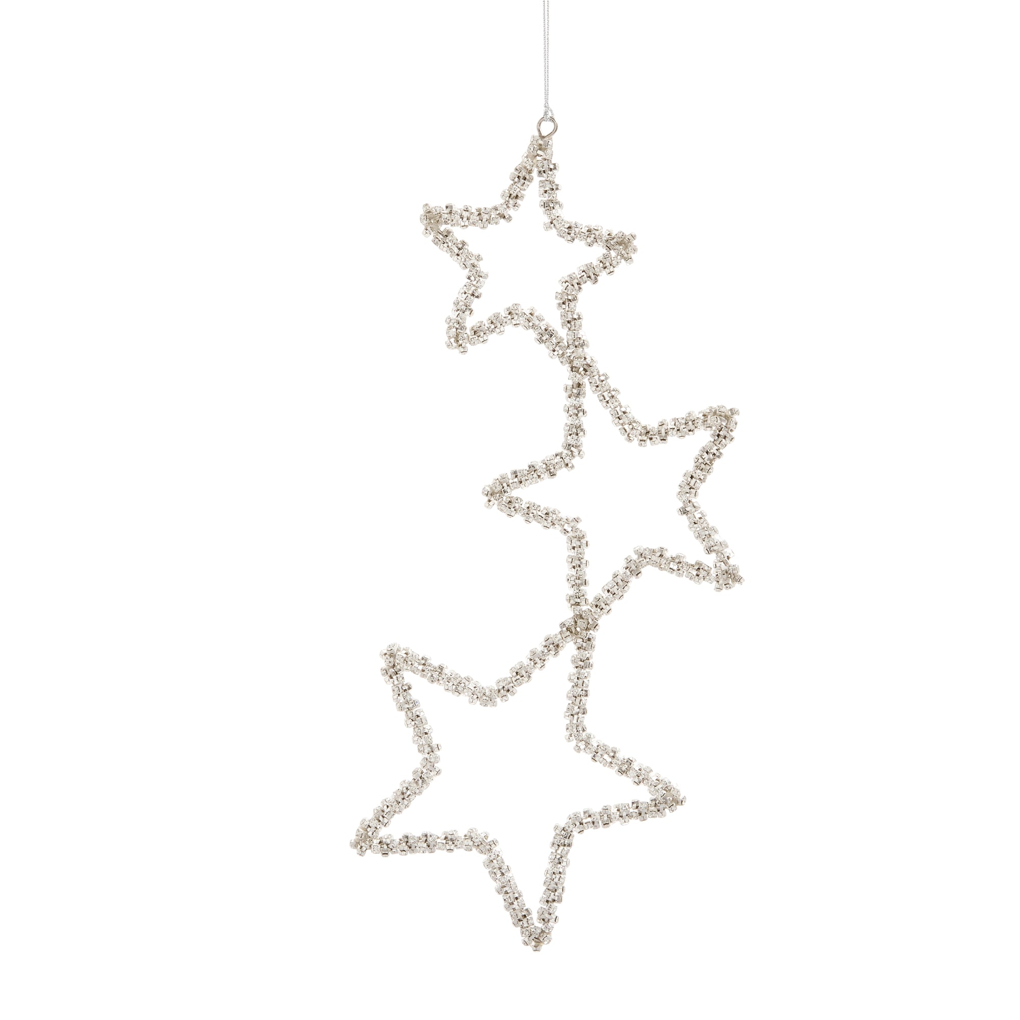 North Pole Trading Co. Iron Star String Christmas Ornament