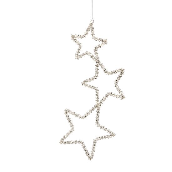 North Pole Trading Co. Iron Star String Christmas Ornament