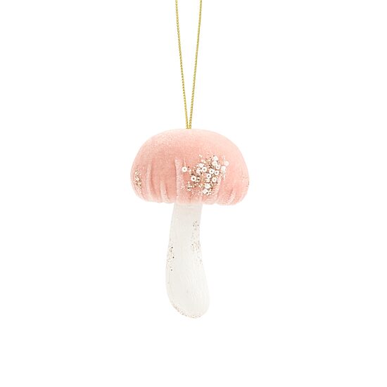 North Pole Trading Co. Sytrofoam Mushroom Christmas Ornament