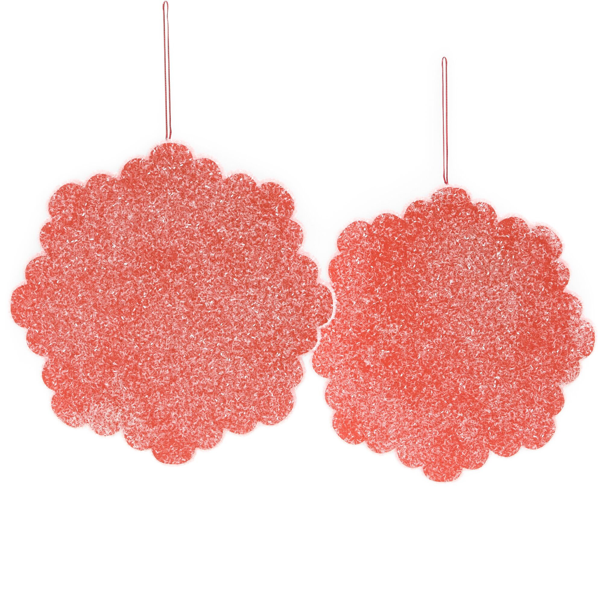 North Pole Trading Co. Oversized Snowflake 2-pc. Christmas Ornament