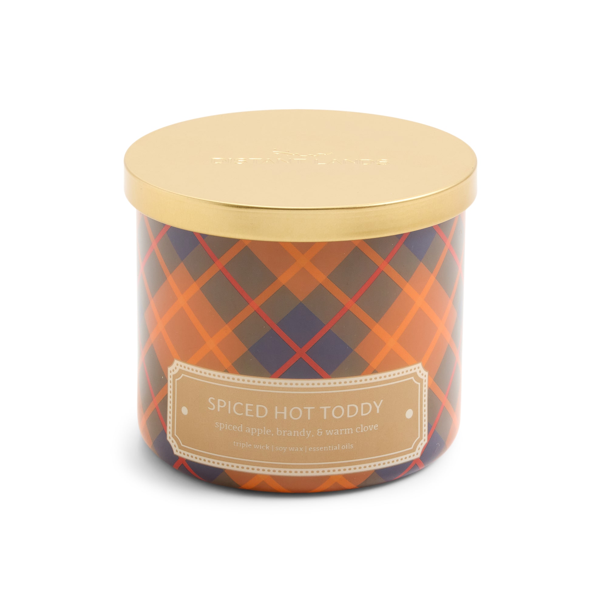 Distant Lands Spiced Hot Toddy 3-Wick Scented Jar Candle