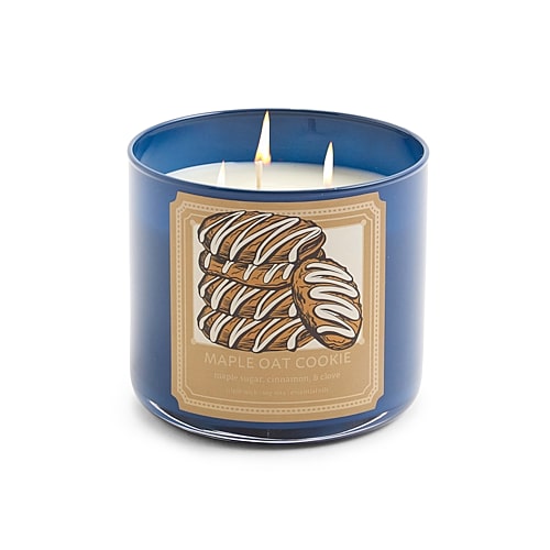 Distant Lands Maple Oat Cookie 3-wick Scented Jar Candle