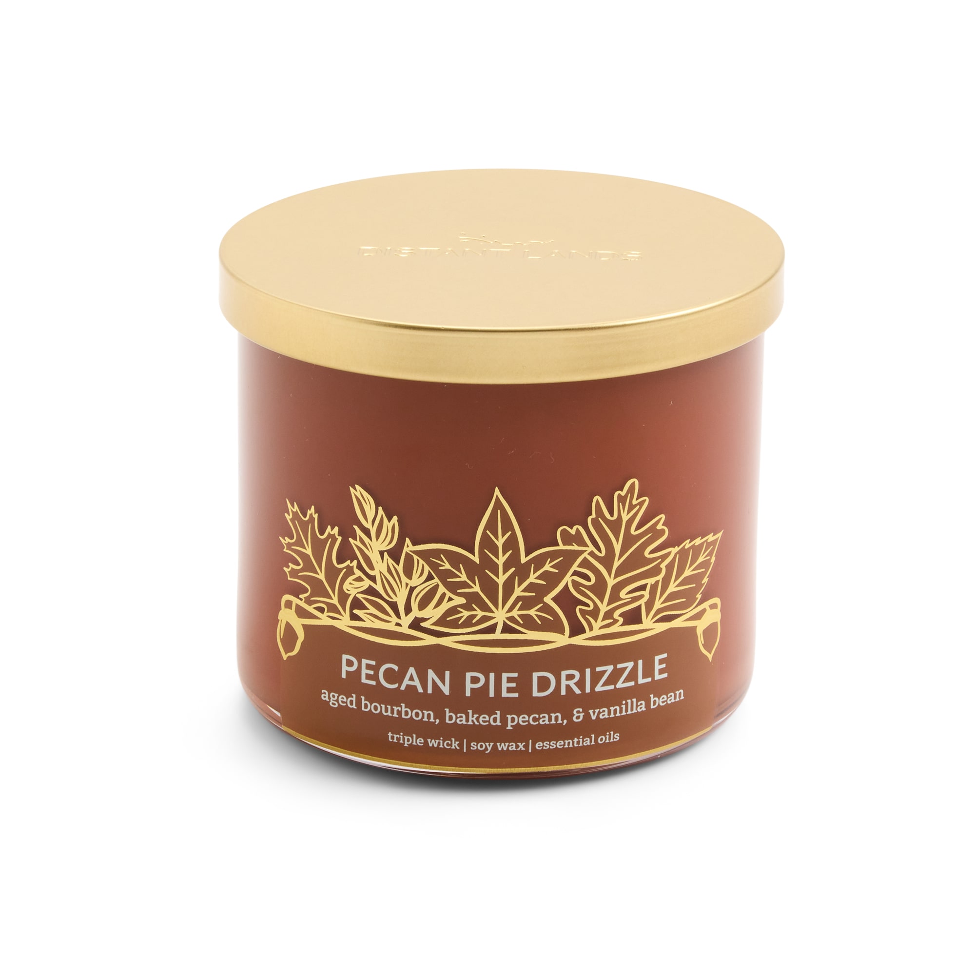 Distant Lands Pecan Pie Drizzle 3-Wick Scented Jar Candle