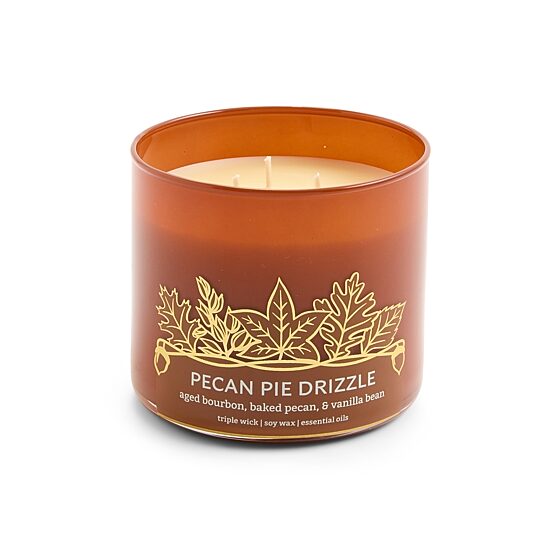 Distant Lands 14oz Pecan Pie Drizzle 3-Wick Scented Jar Candle