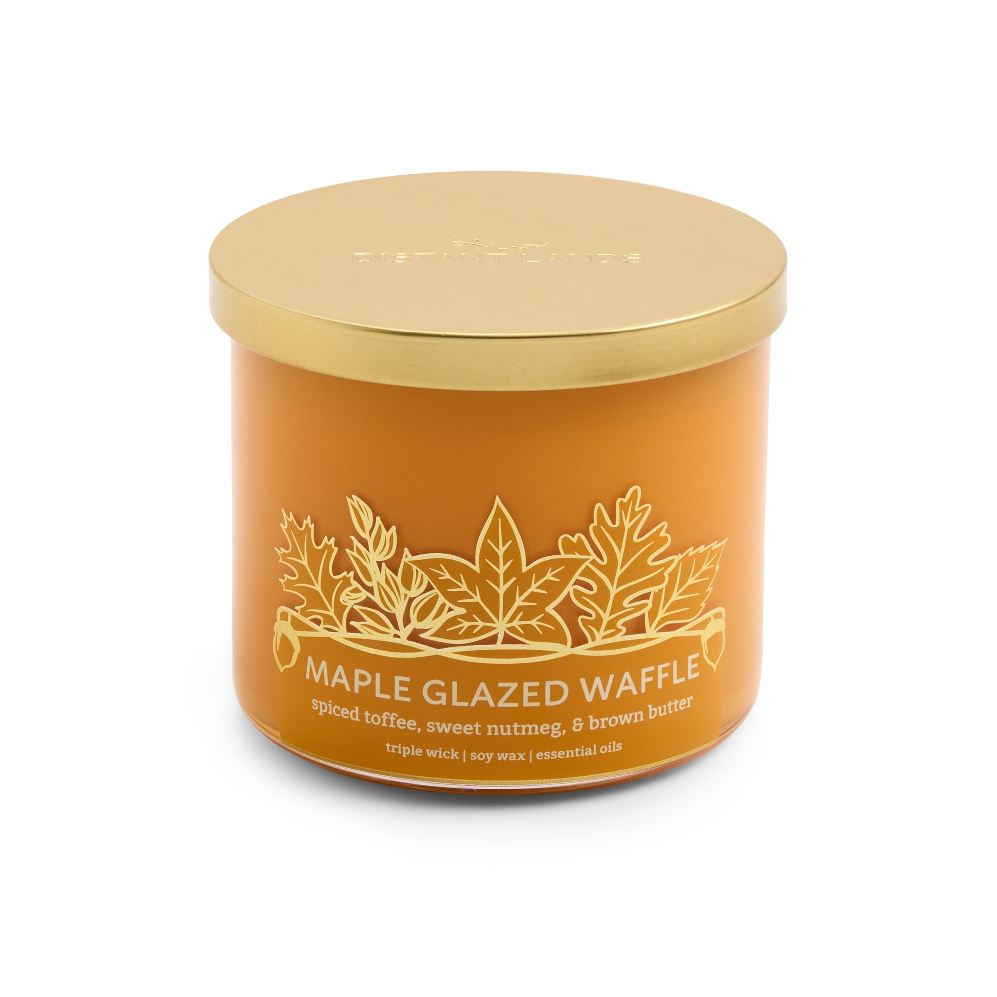 Distant Lands Maple Glazed Waffle 3-Wick Scented Jar Candle