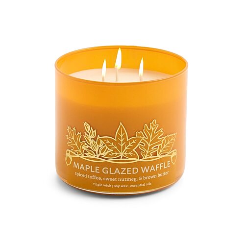 Distant Lands Maple Glazed Waffle 3-wick Scented Jar Candle