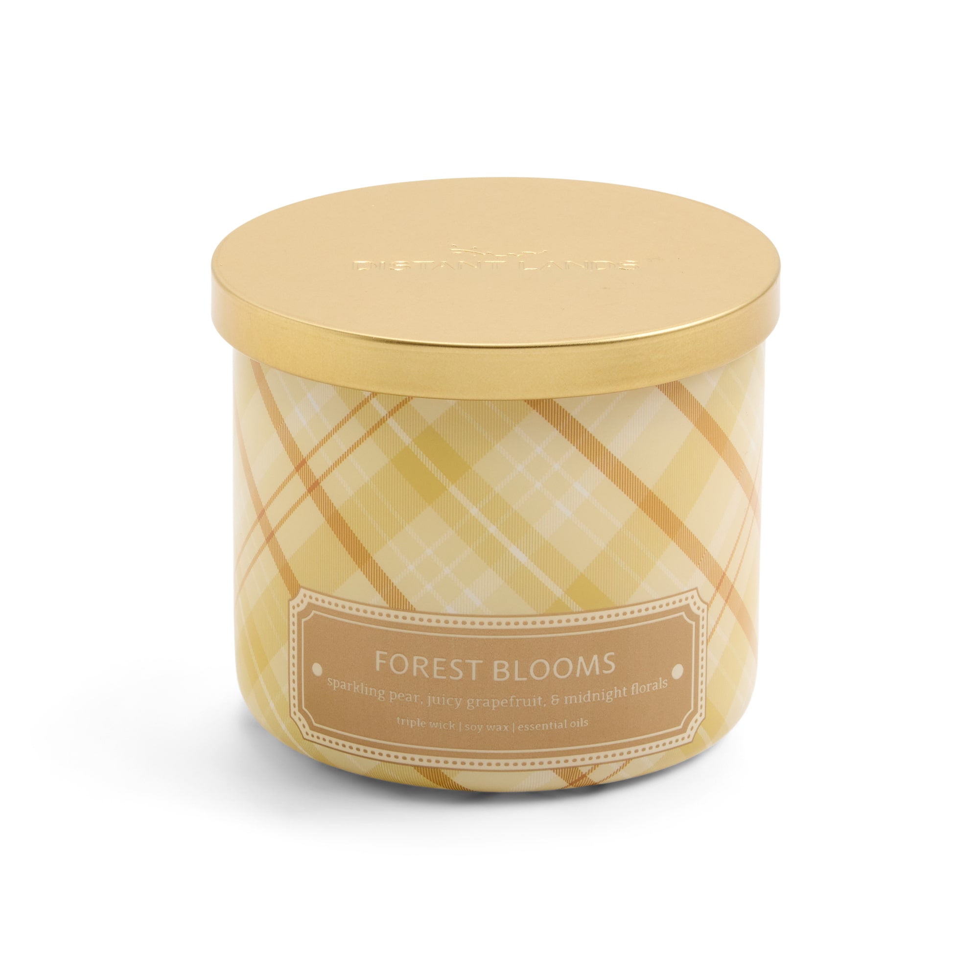 Distant Lands Forest Blooms 3-Wick Scented Jar Candle