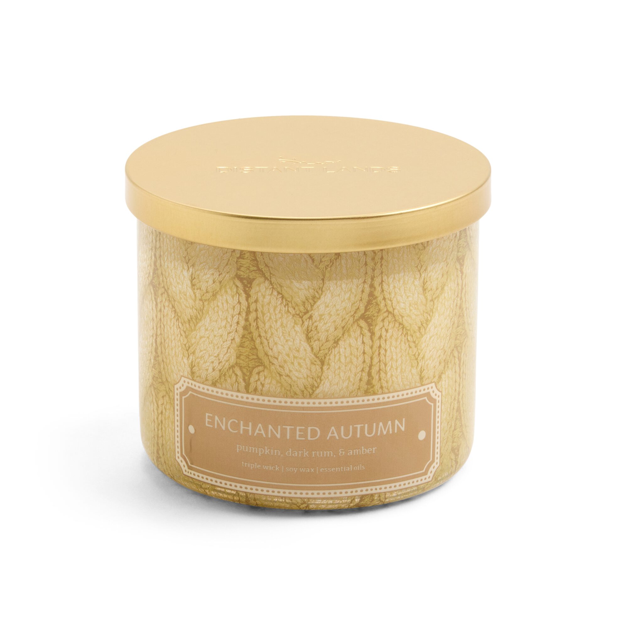 Distant Lands Enchanted Autumn3-Wick Scented Jar Candle